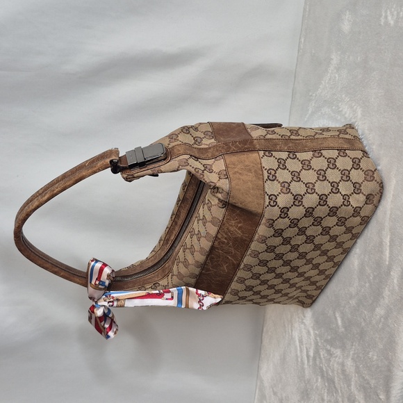 Gucci Vanity Square GG Monogram Canvas Leather Shoulder Bag - Picture 7 of 17